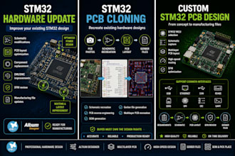 update, clone, or design stm32 hardware and pcb