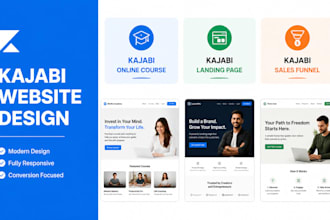 kajabi website design kajabi online course landing page sales funnel expert