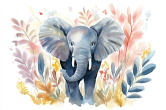 draw a watercolor illustration
