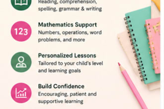 teach your child to be confident in mathematics and literacy