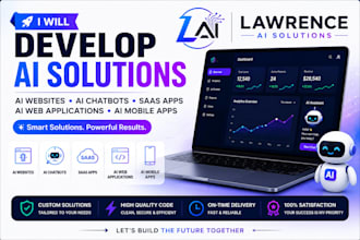 develop ai bot, ai chatbot, ai website, ai web app, ai saas app