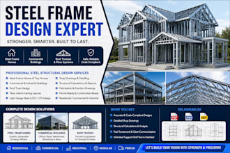 design steel frame homes, commercial buildings and trusses