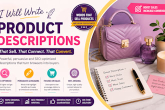 write SEO product descriptions that boost sales