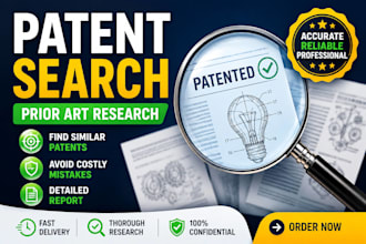 patent search and analyze prior art for your idea