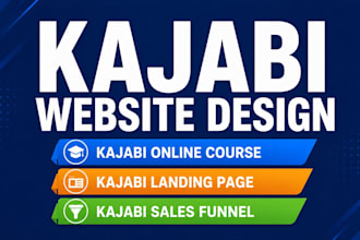 kajabi website design kajabi online course landing page sales funnel expert