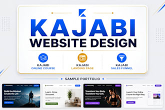 kajabi website design kajabi online course landing page sales funnel expert