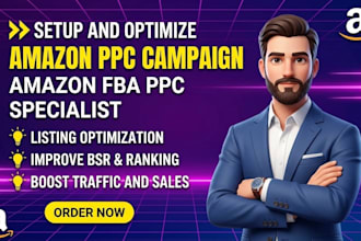 setup, optimize and manage amazon PPC campaign, amazon ads campaign