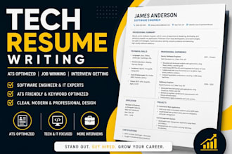 write ats optimized software engineer, IT and tech resume