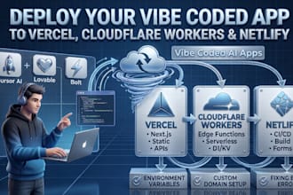 deploy your vibe coded ai app to vercel, cloudflare, or netlify