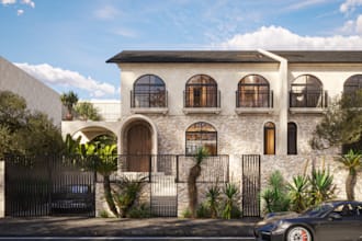 create luxury villa 3d exterior and interior renderings