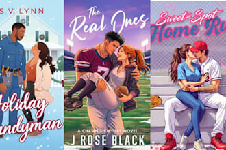 do romance book cover, romance character design, art illustration, ebook cover