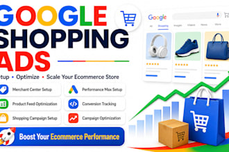 setup google shopping ads and merchant center for ecommerce