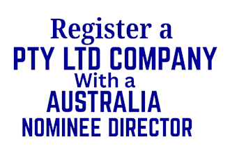 register australian pty ltd company, virtual address with nominee directior