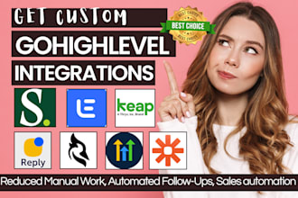 integrate lemlist keap reply io outreach woodpecker gohighlevel salesloft zapier