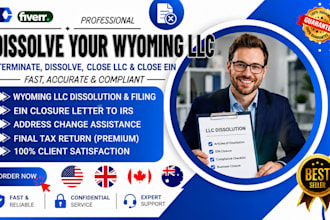 terminate, dissolve, close wyoming llc and close ein