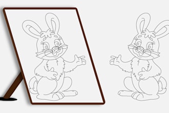 create a minimalist line art illustration