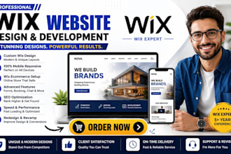 wix website design, wix website redesign, wix website development, wix expert