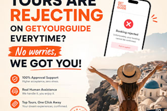 turn your rejected tour listings to approved ones guaranteed
