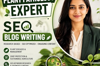 write plant pathology, plant disease and agriculture blog articles
