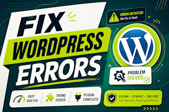 solve wordpress bugs and technical issues fast