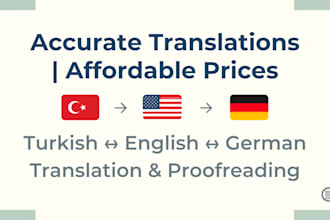 do translations for a reasonable price