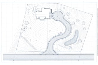 draft dot driveway access and civil site permit plans in autocad