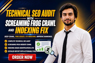 do technical seo audit with screaming frog crawl and indexing fixes