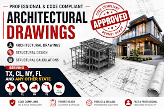 create house plans, architectural drawings and structural design in tx, cl, ny