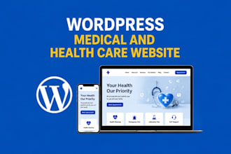 design a professional medical and healthcare website