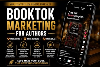 create a book marketing strategy for authors, self publishers