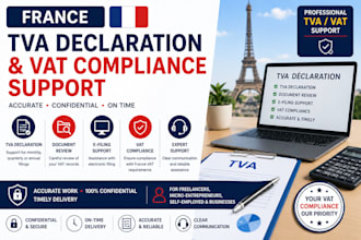 prepare your france tva declaration and vat compliance support