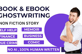 be your german business, self help, memoir and nonfiction ebook ghostwriter