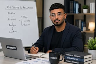 do professional case study analysis and research writing