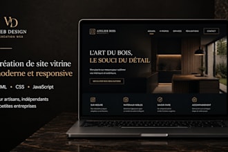 créer votre site vitrine moderne et responsive