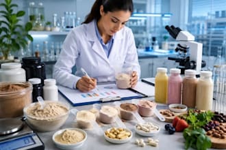 develop food, beverage and supplement product formulation, protein powder recipe