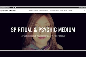 design spiritual website astrology wordpress website tarot reading with booking