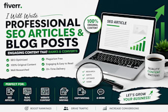 write professional articles and website content