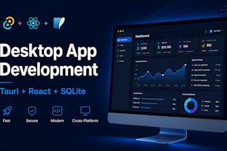 build a desktop app using tauri and react