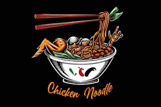 do a delicious and professional pasta shop logo for your business