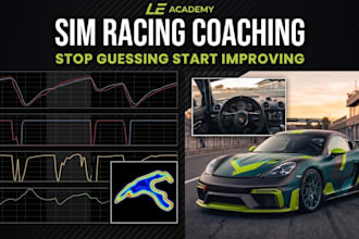 be your simracing coach using real world gt4 experience
