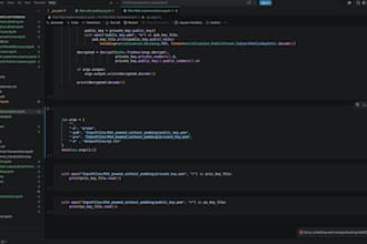 debug, optimize and develop software in python, java, c, cpp