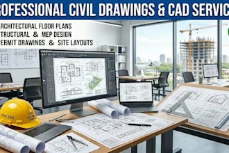 create professional civil drawings
