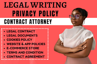 review write gdpr privacy policy terms and conditions legal contracts lawsuit