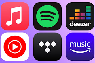 create spotify streaming bot, amazon music bot, tidal bot, deezer bot, music bot