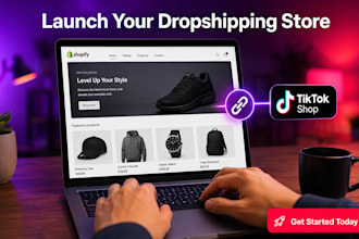 set up a shopify dropshipping store and connect tiktok shop