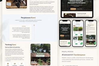 create a responsive landing page
