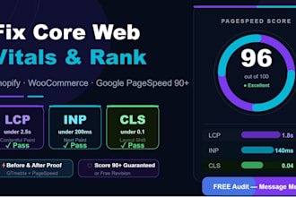 fix core web vitals and speed up your shopify or woocommerce store