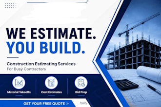 quantity takeoff and cost estimate materials, labor, equipment for house remodel