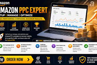 professional amazon PPC campaign setup, management optimization