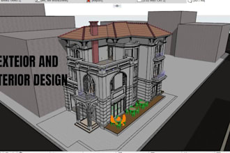 create 3d house model, floor plan, interior design, building design, revit model